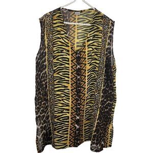 Erika Brooke animal print shirt
